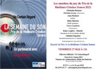 FESTIVAL DU FILM CANNES 2022 : « Prix meilleure création sonore »…