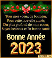 MEILLEURS VOEUX 2023…